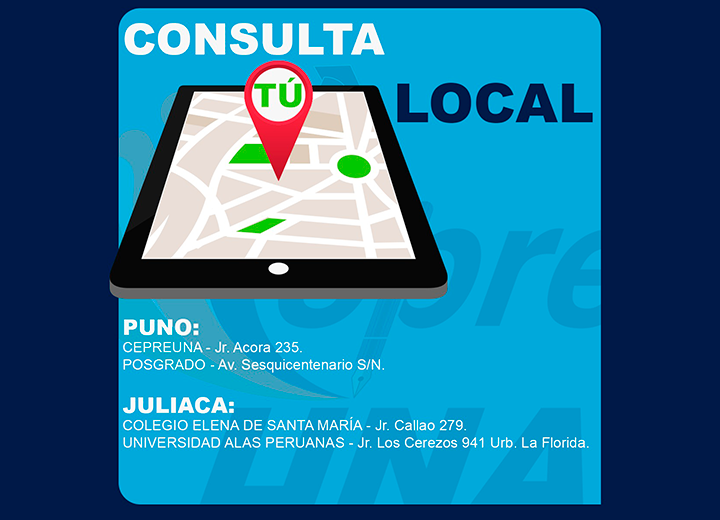 LOCAL DE ESTUDIOS CEPREUNA ciclo abril - julio 2023